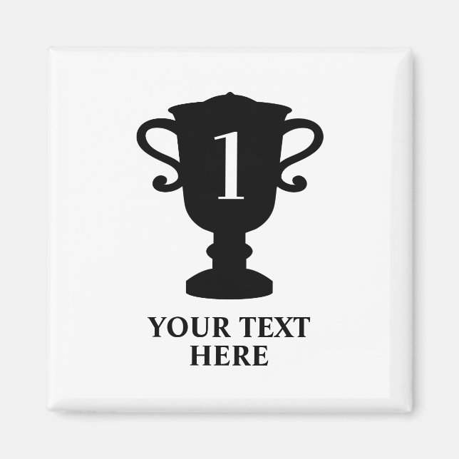 Champion's Trophäenpreis Custom Kühlschrankmagnet (Vorne)