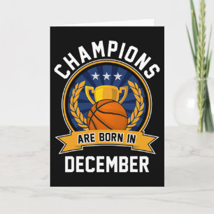 Champions werden im Dezember Sketll Geburtstags Gi Karte