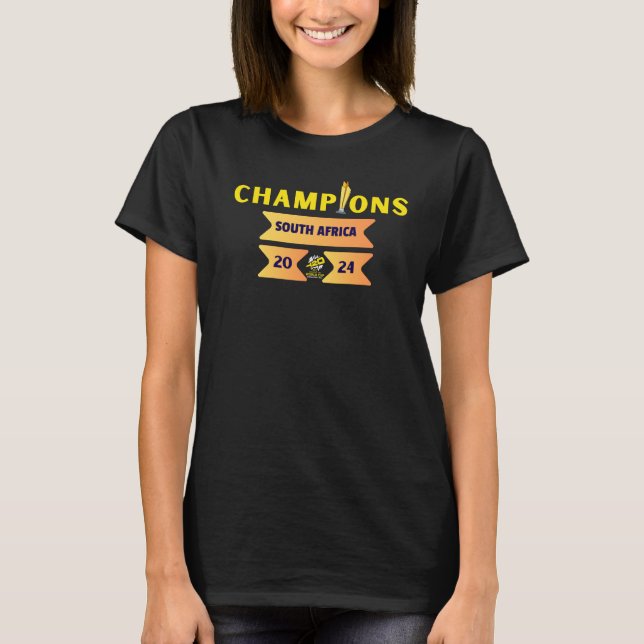 Champions Women South Africa | ICC T20 Weltmeister T-Shirt (Vorderseite)