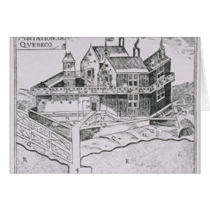 Champlains Ansicht von Quebec