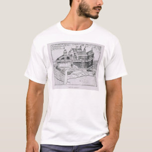 Champlains Ansicht von Quebec T-Shirt