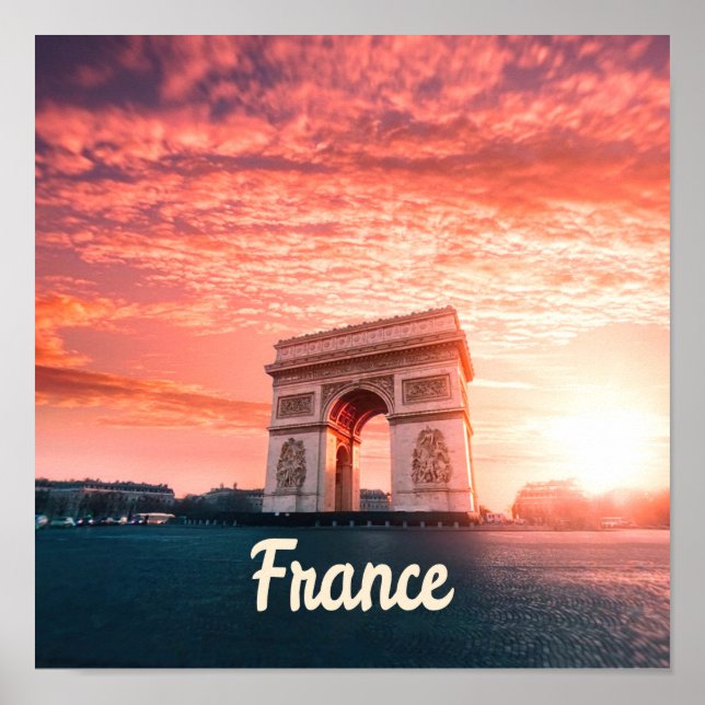 Champs-Élysées France Paris Poster (Vorne)