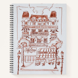 Champs Elysees Paris, Frankreich Notizbuch