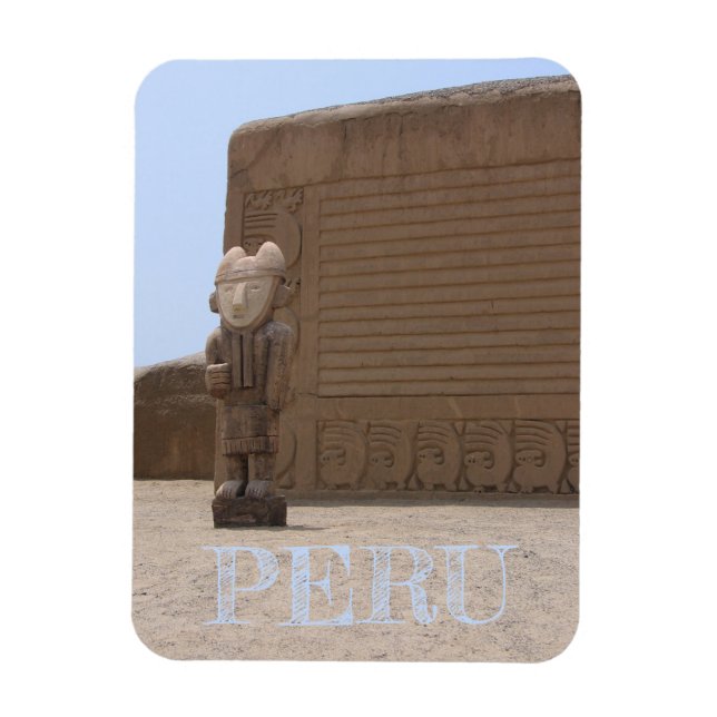 Chan Chan Historic Site, Peru Magnet (Vertikal)