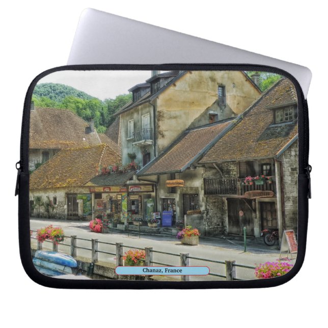 Chanaz, France Laptopschutzhülle (Vorderseite)