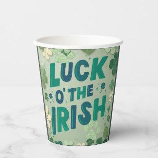 Chance aux Irlandais Gobelets en papier