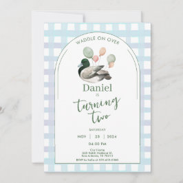 Chance Canard Anniversaire Invitation pour n'impor