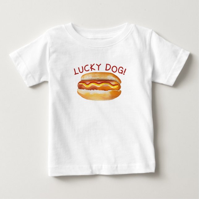 Chance Chien Chaud Birthday Baby T-Shirt - Cute Co (Devant)