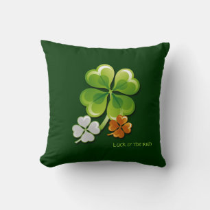 Chance de l'Irlandais. Coussin de cadeau du jour