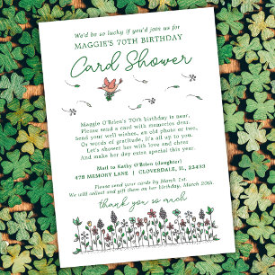 Chance Fleur sauvage Jalon Anniversaire Carte Douc