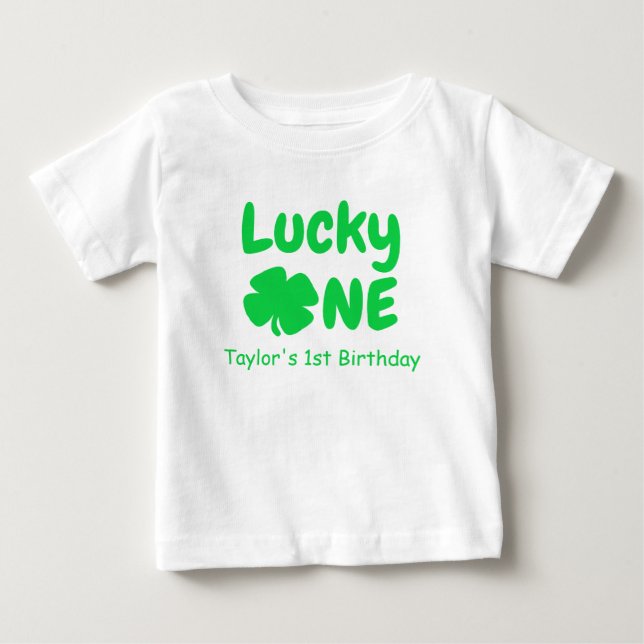 Chance Un 1er Anniversaire T-shirt bébé (Devant)
