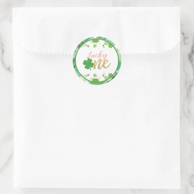 Chance un Autocollant Anniversaire - Fille (Sac)