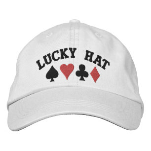 Chanceux Casquette Jouer Carte Convient Baseball B