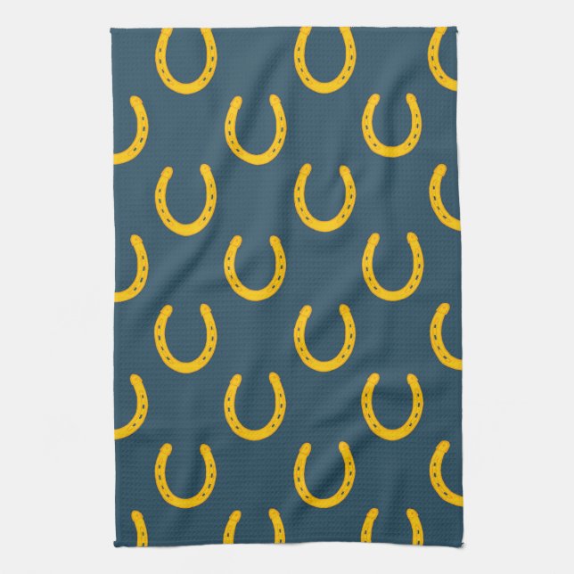 Chanceux fer à cheval serviette de cuisine motif t (Vertical)
