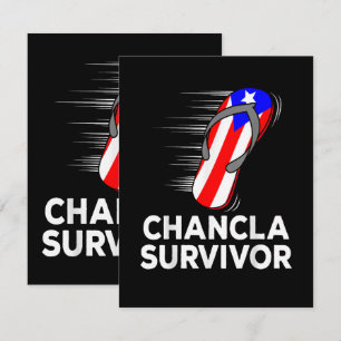 Chancla-Überlebender Dankeskarte