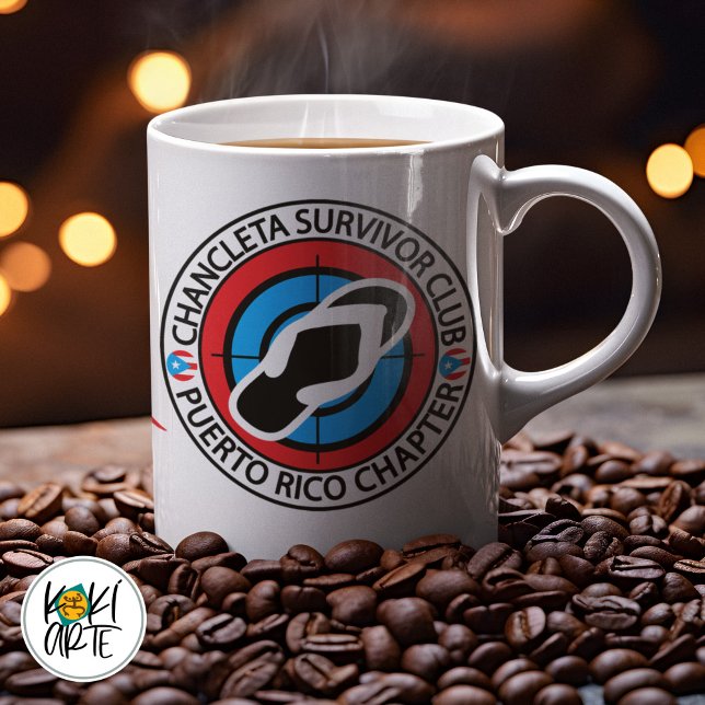 Chancleta-Überlebender-Club Kaffeetasse (Von Creator hochgeladen)