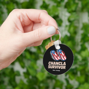 Chanclour Survivor Funny Puerto Rico Joke Gift Schlüsselanhänger