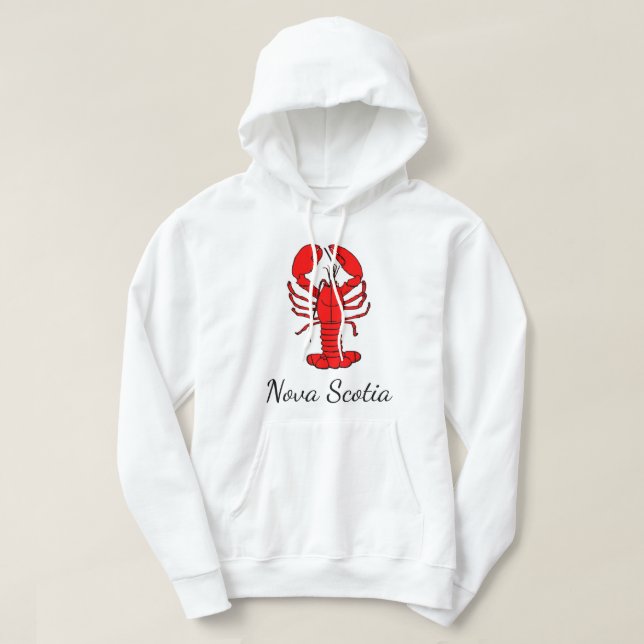 Chandail de homard sweat - shirt à capuche de la N (Design devant)