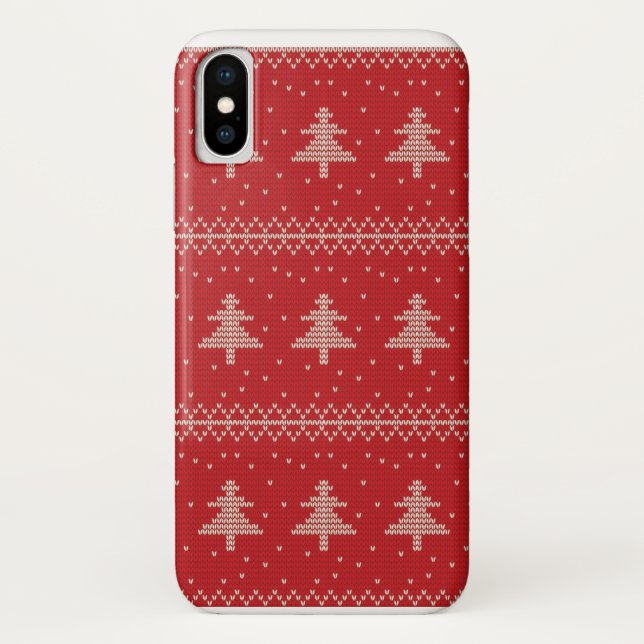 Chandail de Noël Snowflake coque iphone (Dos)