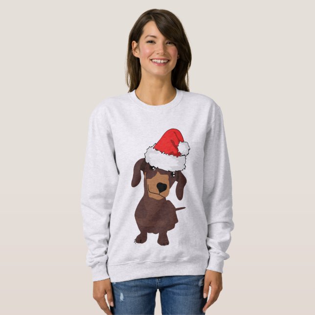 Chandail mignon de pullover de Noël de Noël de (Devant entier)