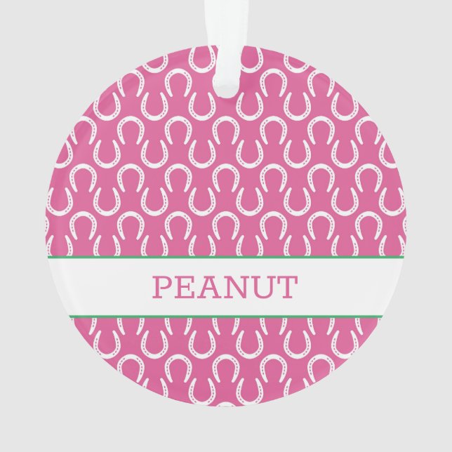 Chandails Pink Pet Cheval NOM Photo Keepsaké (dos)