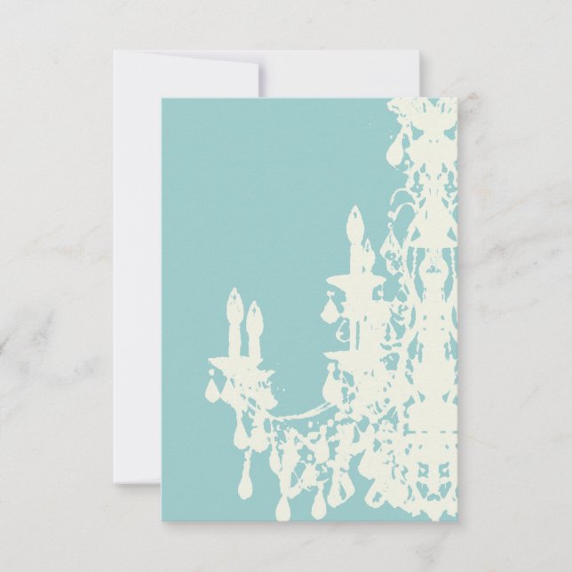 Chandelier de coco ~ CHANGER COULEUR Invitation (Devant)