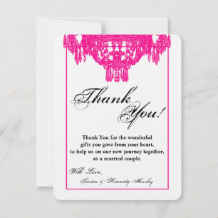 Chandelier en cristal 4x5 PLAT Carte de remercieme
