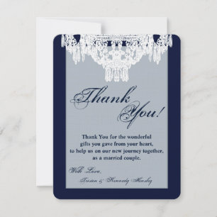 Chandelier en cristal 4x5 PLAT Carte de remercieme