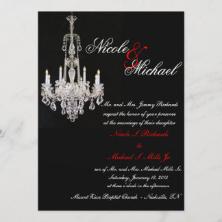Chandelier en cristal - Invitations