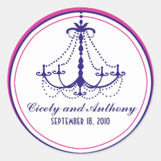 Chandelier Monogramme Sticker