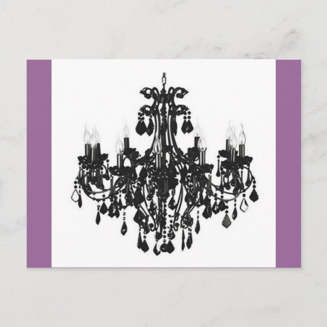 Chandelier Postcards Postkarte (Vorderseite)