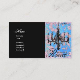 Chandelier Rococo ~ Carte de visite