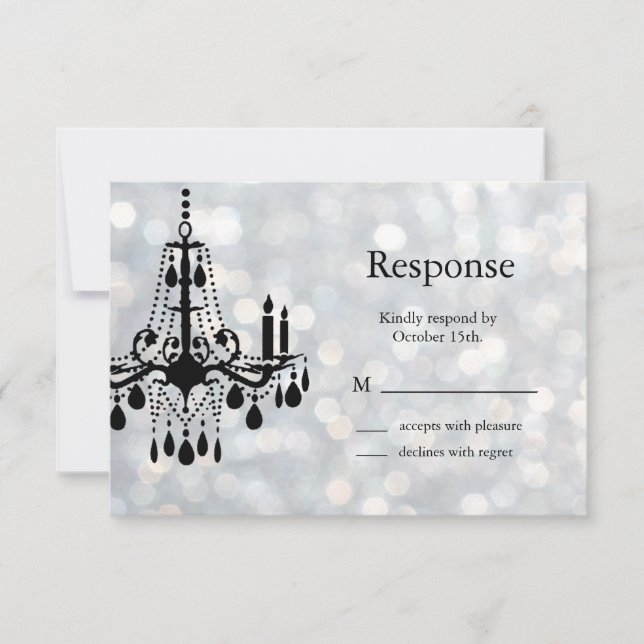 Chandelier Sparkly RSVP (Devant)