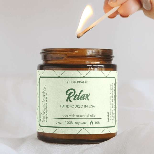 Chandelle modifiable autour du Étiquette dans Retr (Créateur téléchargé)