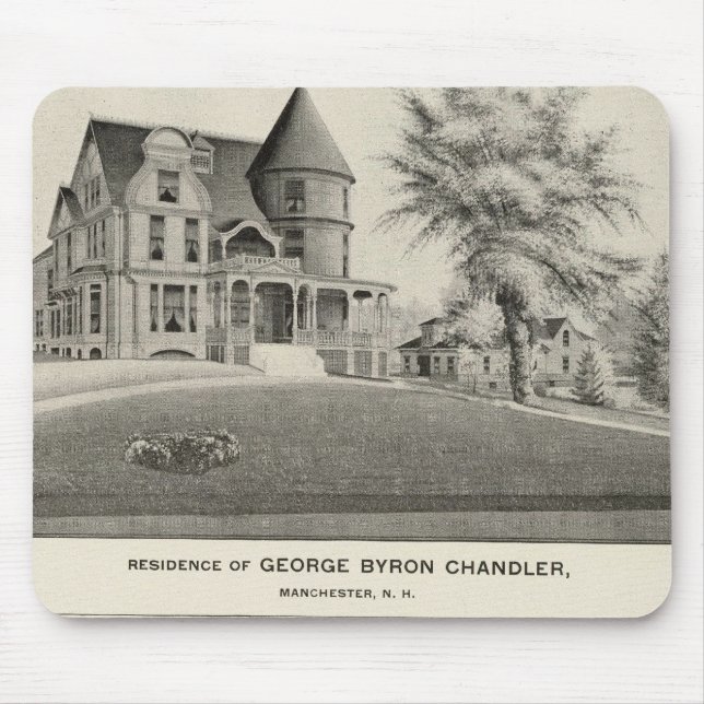 Chandler Residence, Manchester, NH Mousepad (Vorne)