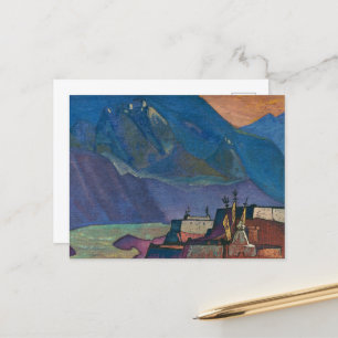 Chandra River by Nicholas Roerich Postkarte