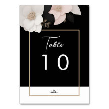Chanel Schwarz-Weiß Bejewele Blumen Hochzeit