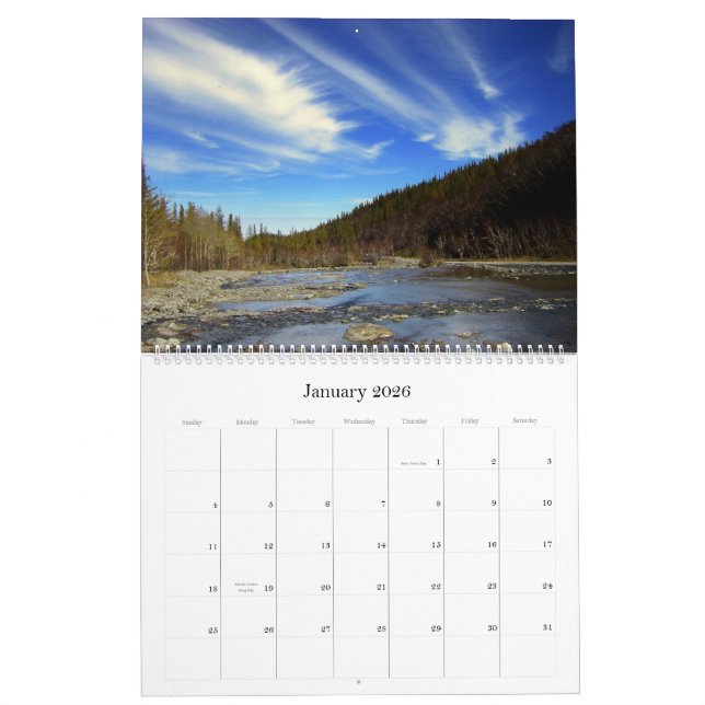 Changbai Berge, China/Reise-Fotos Kalender (Jan 2026)