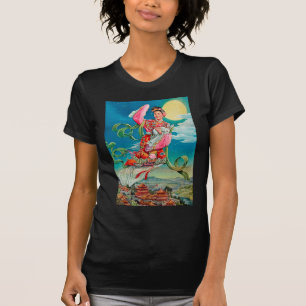 Chang'e 嫦娥, das zum Mond Mittler-Herbst Festiv T-Shirt