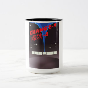 Chang'e-4 China Raum Art. Zweifarbige Tasse
