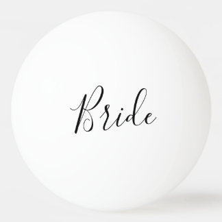 Change Font - Custom Bride Tischtennisball