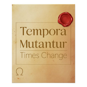 Change Motivational Quote - Latin Poster Art