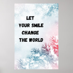 "Change the World" Inspiration Wall Art Poster