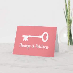 Changement d'adresse carte de déplacement avec clé