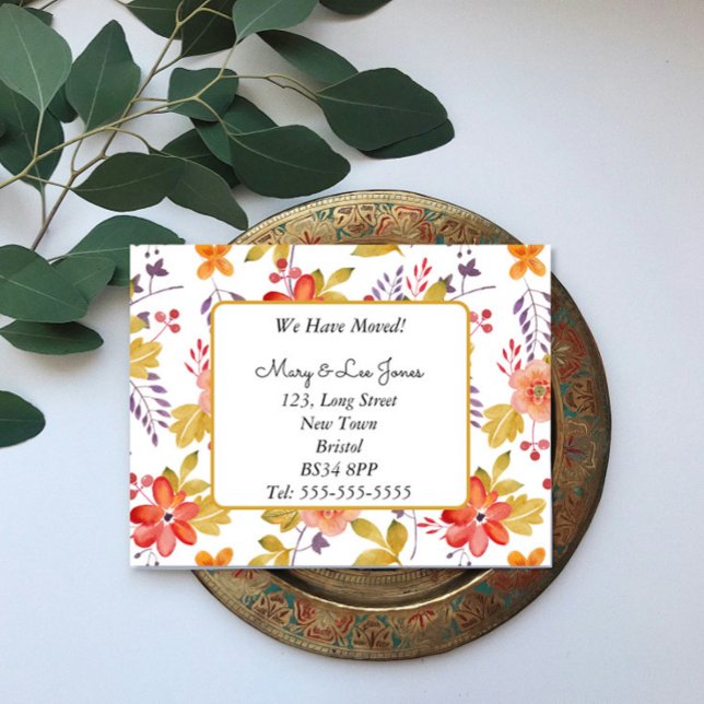 Changement d'adresse carte postale (Créateur téléchargé)