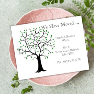 Changement d'adresse carte postale que nous avons 