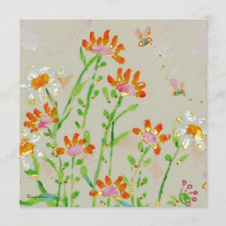 changement d'adresse fleur carte