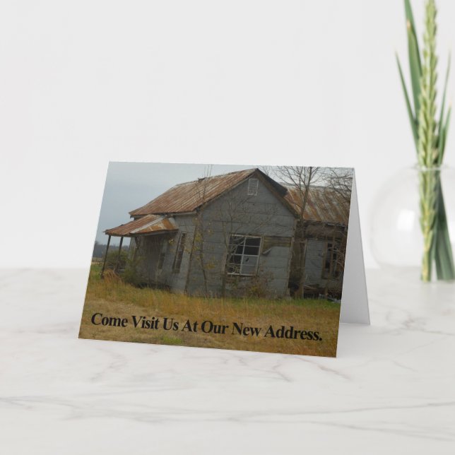 Changement d'adresse la carte : Venez rendez- (Devant)