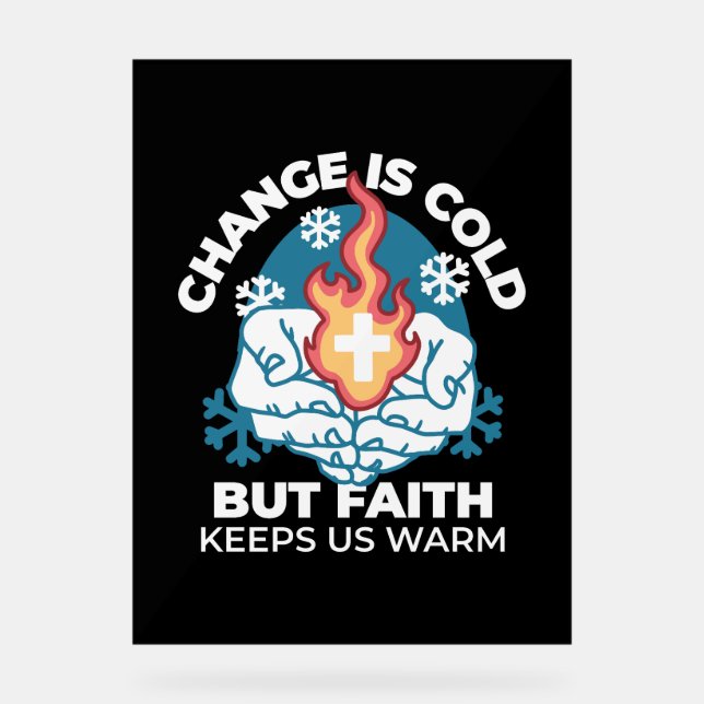 Changement du froid, Feu de foi - Chrétien motivat (Recto)