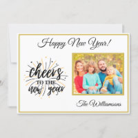 Changer d'année Bonne année 4 Carte photo